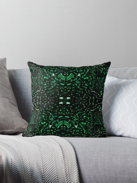 Vista previa del artículo con la obra «Geometric Pattern of Green Background Futuristic Style», diseñado y vendido por mavicfe.