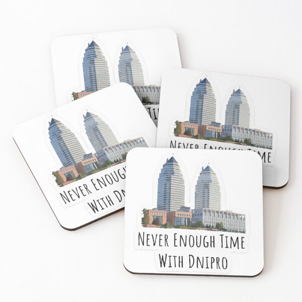 Item preview, Never Enough Time with Dnipro Sticker designed and sold by zefirdsgn.