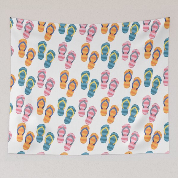 Item preview, Flip Flop / Thong Pattern designed and sold by KatsCanvas.