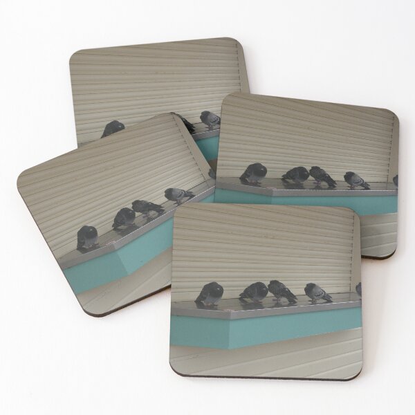 Item preview, Five Pigeons on a Shelf designed and sold by ashleywilks.
