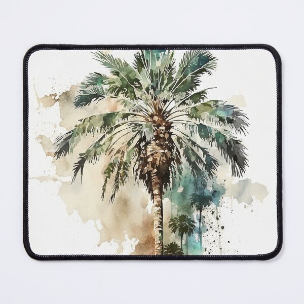 Artikelvorschau, Palm Tree watercolor entworfen und verkauft von shokA Design.