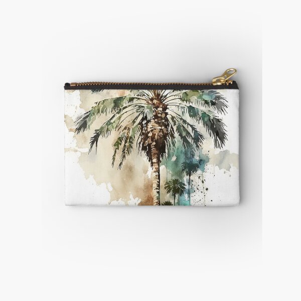 Aperçu de l'œuvre Palm Tree watercolor créée et vendue par shokA Design.