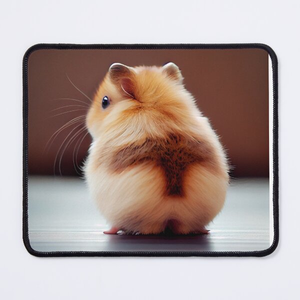 Item preview, super cute hamster back view designed and sold by Rosiere Donahue ⭐️ ⭐️ ⭐️ ⭐️ ⭐️.