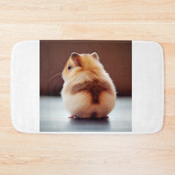 Item preview, super cute hamster back view designed and sold by Rosiere Donahue ⭐️ ⭐️ ⭐️ ⭐️ ⭐️.