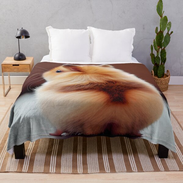 Item preview, super cute hamster back view designed and sold by Rosiere Donahue ⭐️ ⭐️ ⭐️ ⭐️ ⭐️.