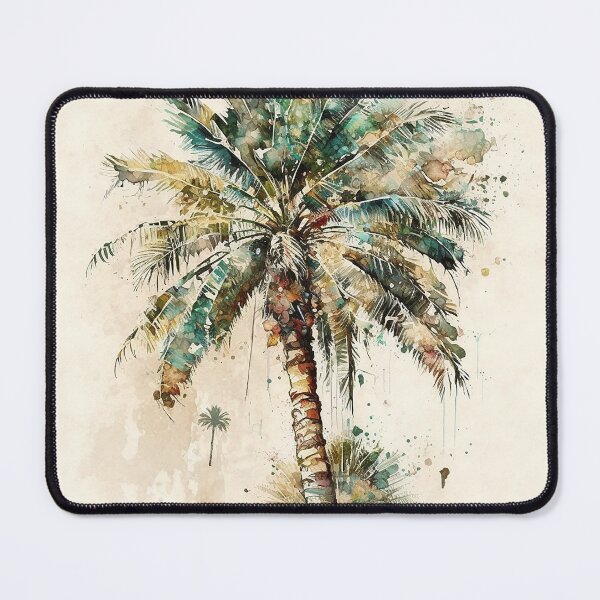 Artikelvorschau, Palm Tree watercolor entworfen und verkauft von shokA Design.