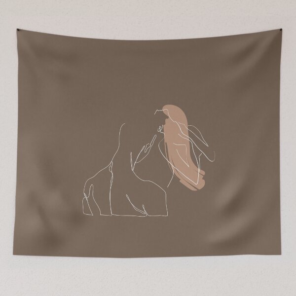 Item preview, Hand-drawn profile monoline of a couple; 13 pro max iPhone case designed and sold by BeskrajemM.