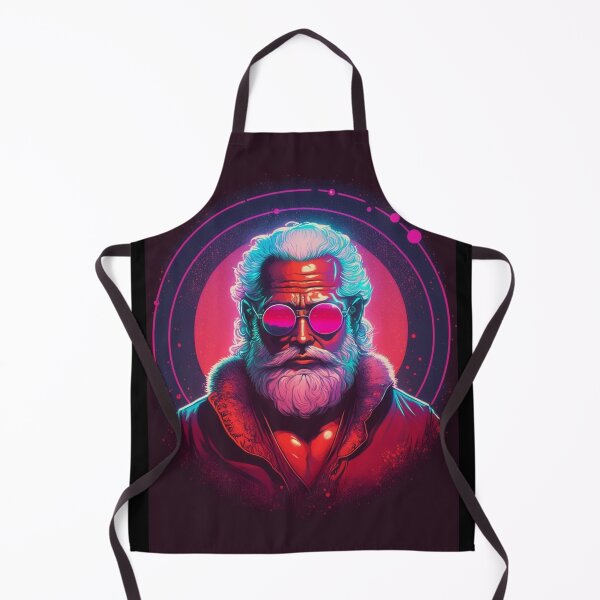Item preview, 80s Synthwave Cool Retro Santa Claus designed and sold by RESToRAPTOR.