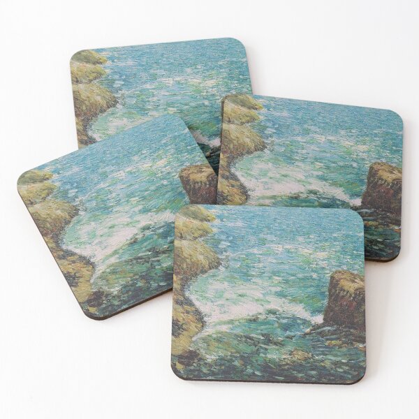 Item preview, Surf and Rocks by Frederick Childe Hassam designed and sold by tomorrowsart.