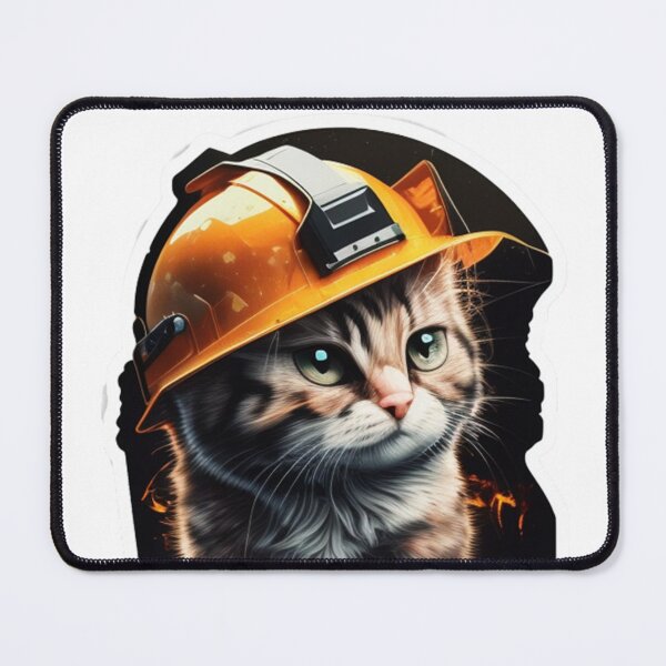 Item preview, catswithhardhats cute designed and sold by UK-DEVISER.
