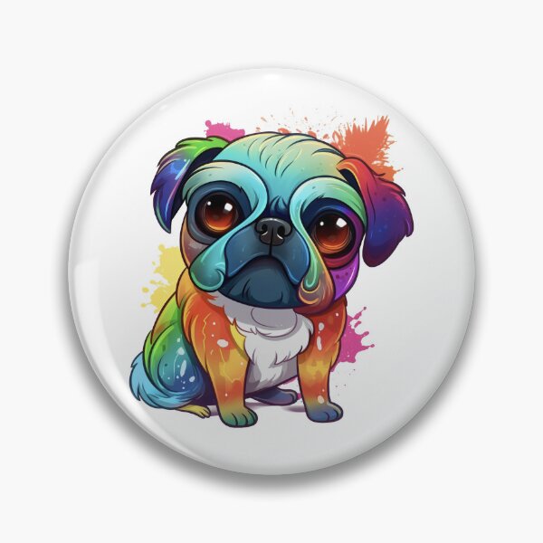 Item preview, Full of color Pug designed and sold by jk3design.