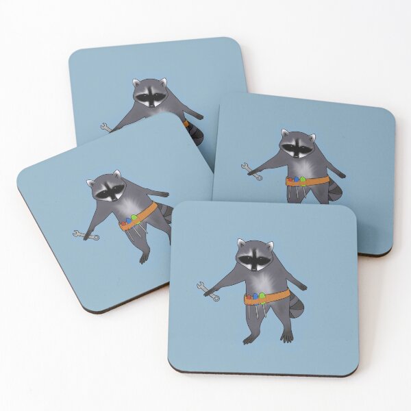 Item preview, Handy man raccoon designed and sold by -piperj.