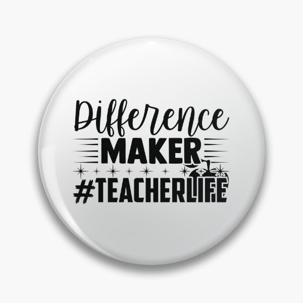 Item preview, DIFFERENCE MAKER TEACHER LIFE designed and sold by SticerOcean.