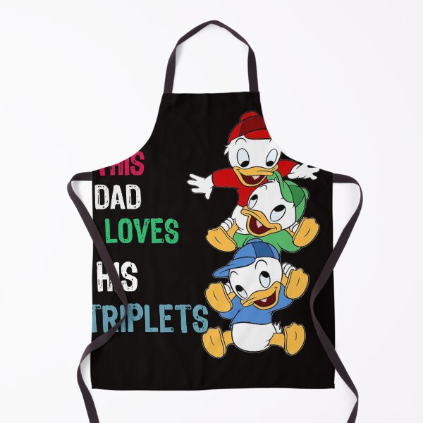 Item preview, This Dad Loves His Triplets - triple the trouble, triple the fun Essential T-Shirt designed and sold by MEDKH02.