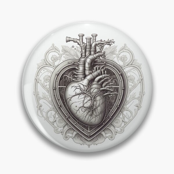 Item preview, Steampunk Heart - Sticker and T-Shirt Design designed and sold by MindAsylum.