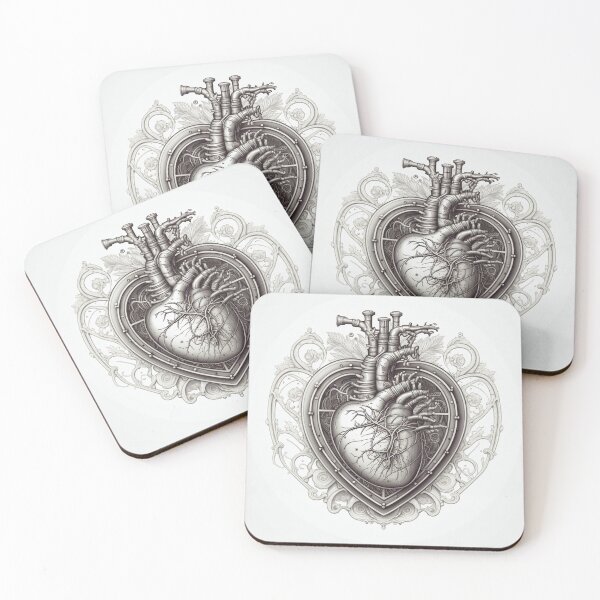 Item preview, Steampunk Heart - Sticker and T-Shirt Design designed and sold by MindAsylum.