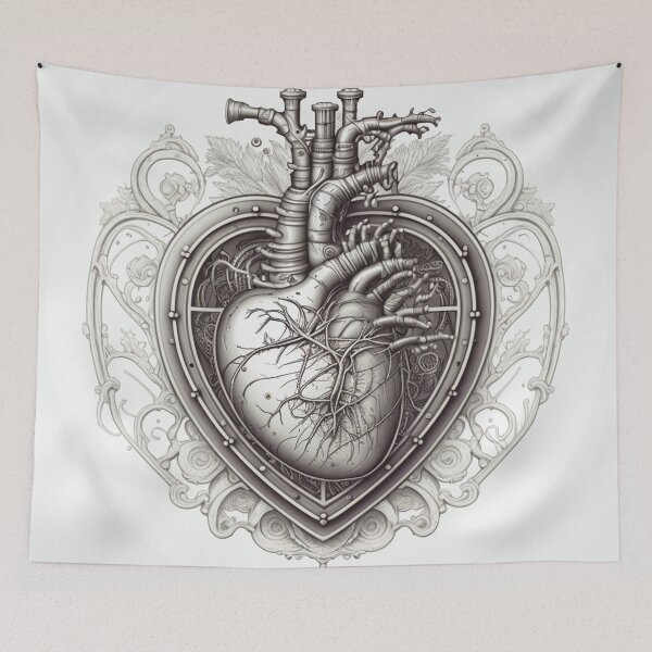 Item preview, Steampunk Heart - Sticker and T-Shirt Design designed and sold by MindAsylum.