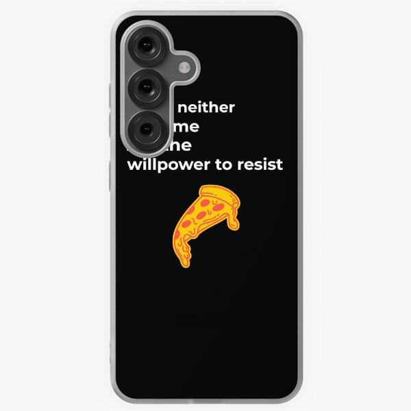 Item preview, I have neither the time nor the willpower to resist pizza funny classic with pizza design designed and sold by ArtisanTeeShop.