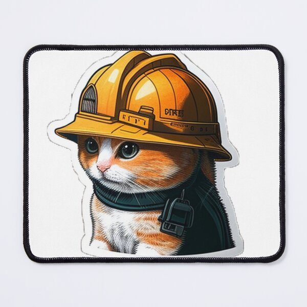 Item preview, catswithhardhats cute designed and sold by UK-DEVISER.