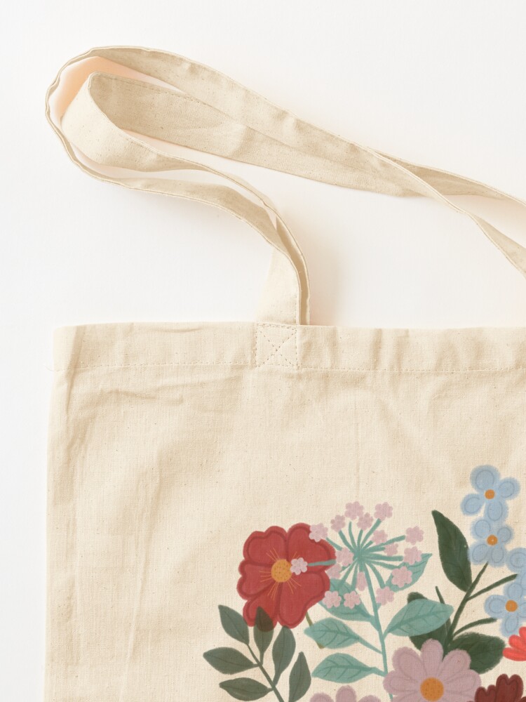 bunch of flowers Tote Bag by Diebuchmoewe