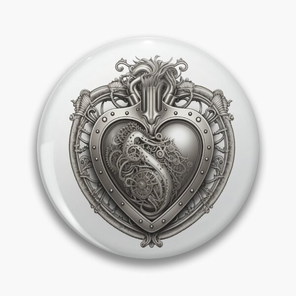 Item preview, Steampunk Heart #2 - Sticker and T-Shirt Design designed and sold by MindAsylum.
