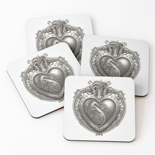 Item preview, Steampunk Heart #2 - Sticker and T-Shirt Design designed and sold by MindAsylum.