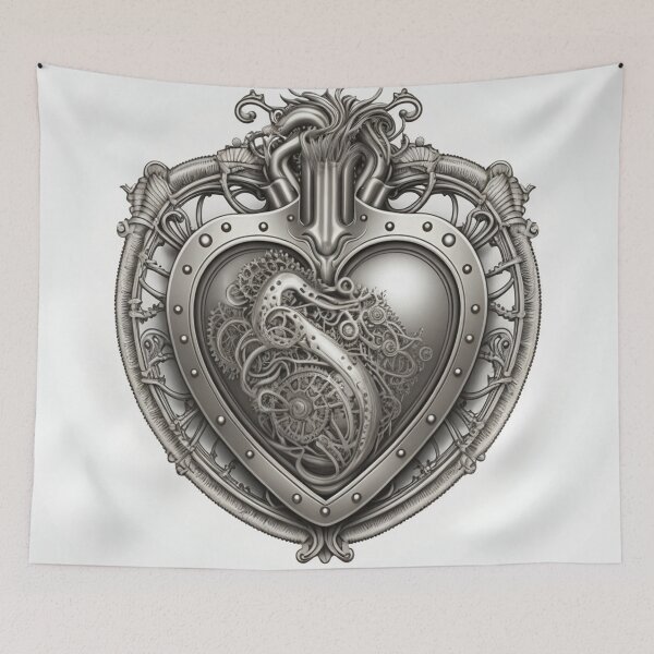 Item preview, Steampunk Heart #2 - Sticker and T-Shirt Design designed and sold by MindAsylum.