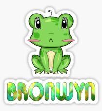 Bronwyn Frog Sticker