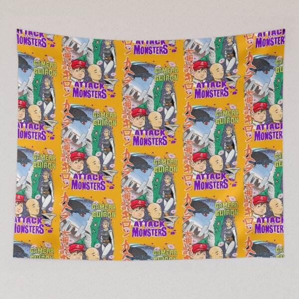 Item preview, Attack of the Monsters designed and sold by PickledGenius.