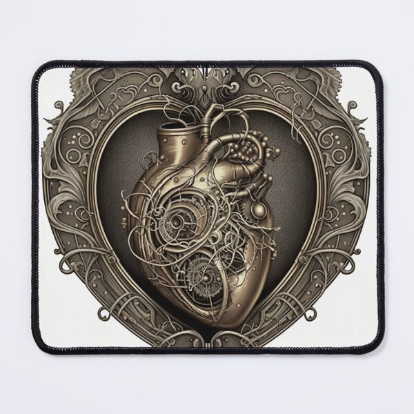 Item preview, Steampunk Heart #3 - Sticker and T-Shirt Design designed and sold by MindAsylum.