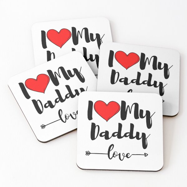 Item preview, I Love My Daddy Big Red Heart designed and sold by BoomBoomBaby.