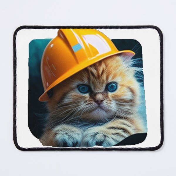 Item preview, catswithhardhats cute designed and sold by UK-DEVISER.