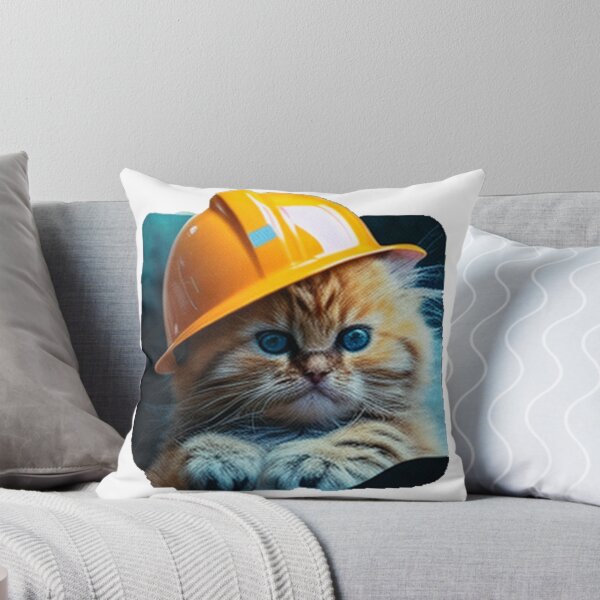 Item preview, catswithhardhats cute designed and sold by UK-DEVISER.