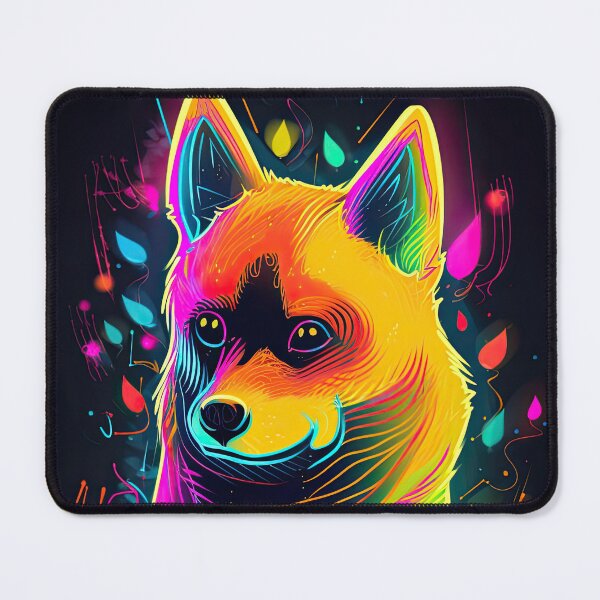 Item preview, Shiba Inu Neon Fiesta designed and sold by THC Studios.