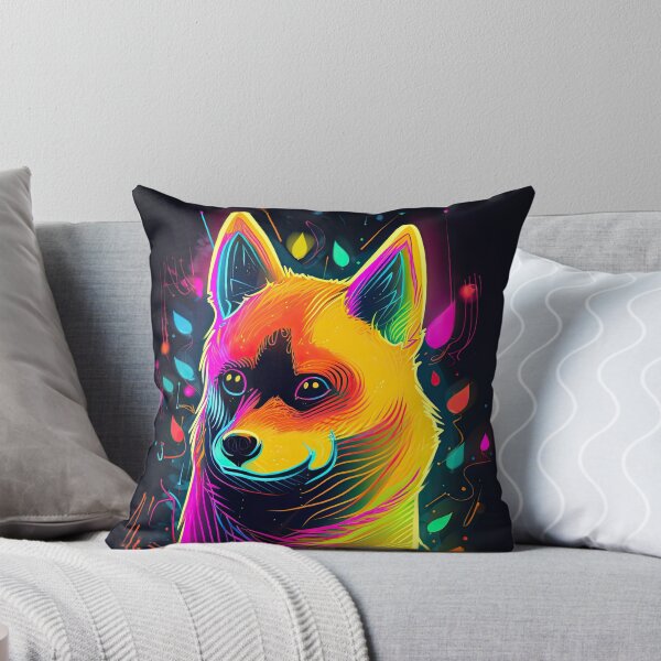 Item preview, Shiba Inu Neon Fiesta designed and sold by THC Studios.