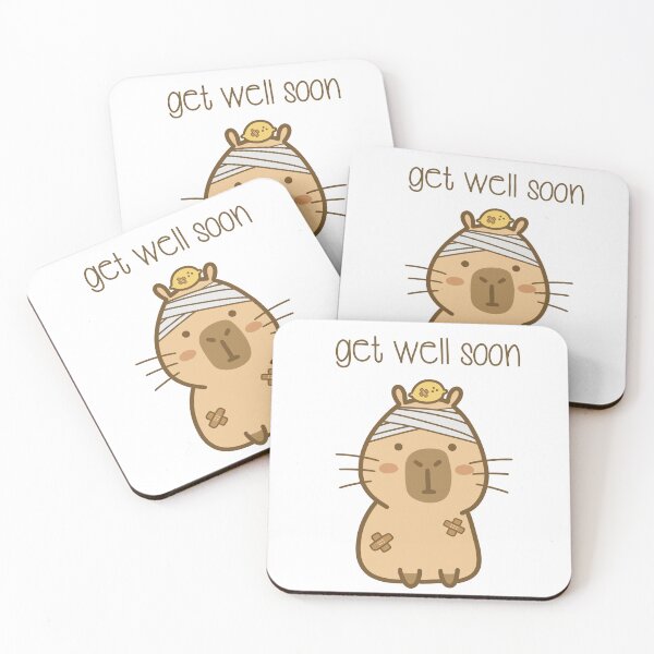 Item preview, Chill Capybara - Get well soon designed and sold by sonnenglueckart.