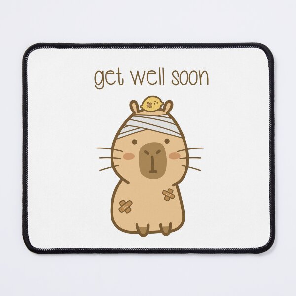 Item preview, Chill Capybara - Get well soon designed and sold by sonnenglueckart.