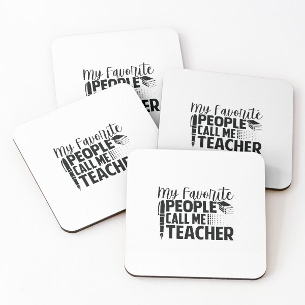 Item preview, MY FAVORITE PEOPLE CALL ME TEACHER designed and sold by SticerOcean.