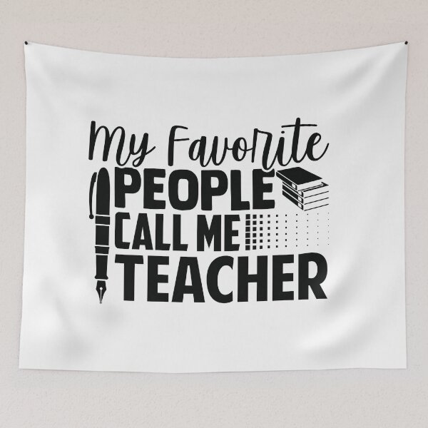 Item preview, MY FAVORITE PEOPLE CALL ME TEACHER designed and sold by SticerOcean.