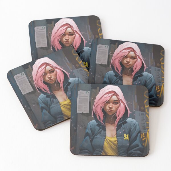 Item preview, Neon Rebellion: The Enigmatic Outcast designed and sold by kfir marco.