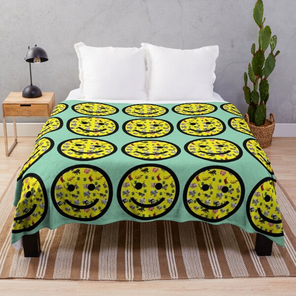 Happy Throw Blankets for Sale | Redbubble