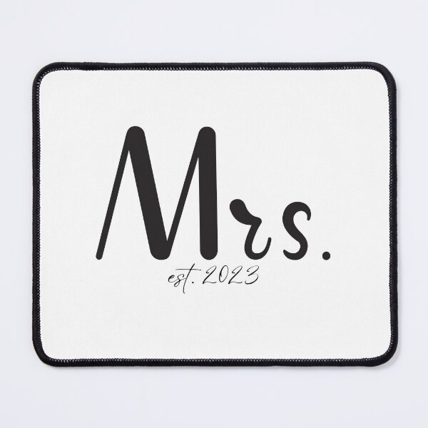 Item preview, Mrs. Established 2023 designed and sold by JettieDesignCo.