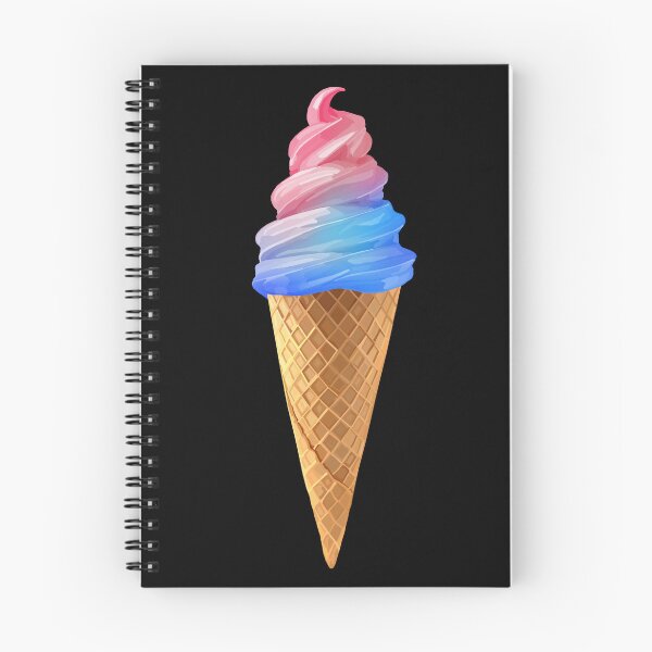Item preview, Pink Blue Cotton Candy Ice Cream Cone designed and sold by Deborah Camp.
