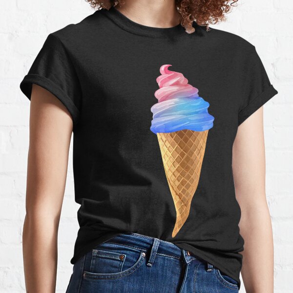 Item preview, Pink Blue Cotton Candy Ice Cream Cone designed and sold by Deborah Camp.