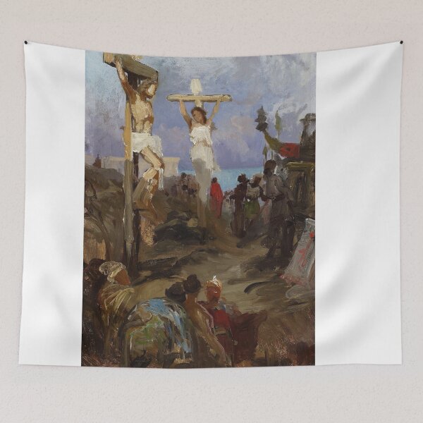 Item preview,  Henryk Siemiradzki  Christian Golgotha, sketch designed and sold by TeeARTHY.