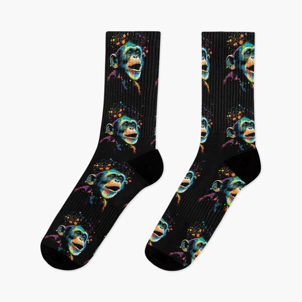 Item preview, Happy Colorful Monkey. designed and sold by DiamondPixel.