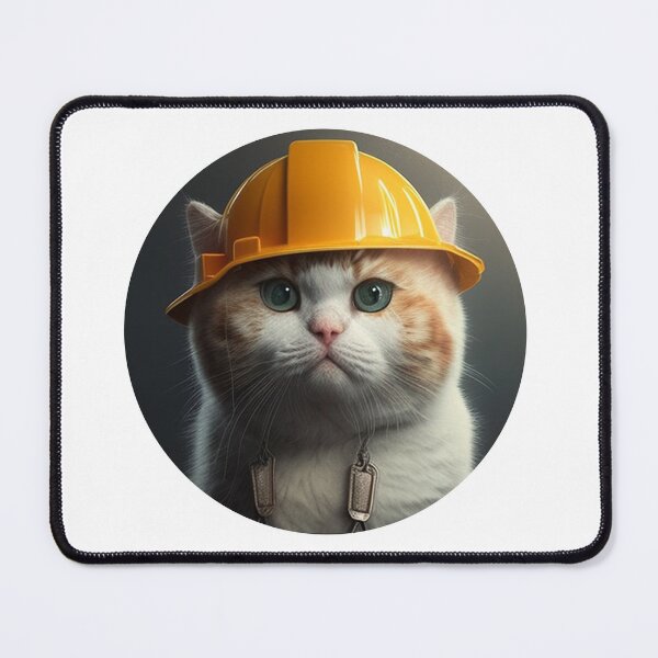 Item preview, Catswithhardhats cute designed and sold by UK-DEVISER.