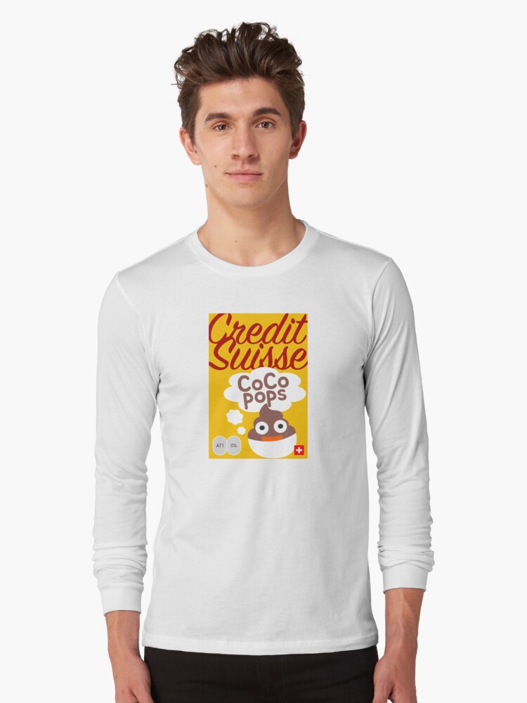 Thumbnail 1 of 5, Long Sleeve T-Shirt, Credit Suisse CoCo Pops designed and sold by FTAlphaville.
