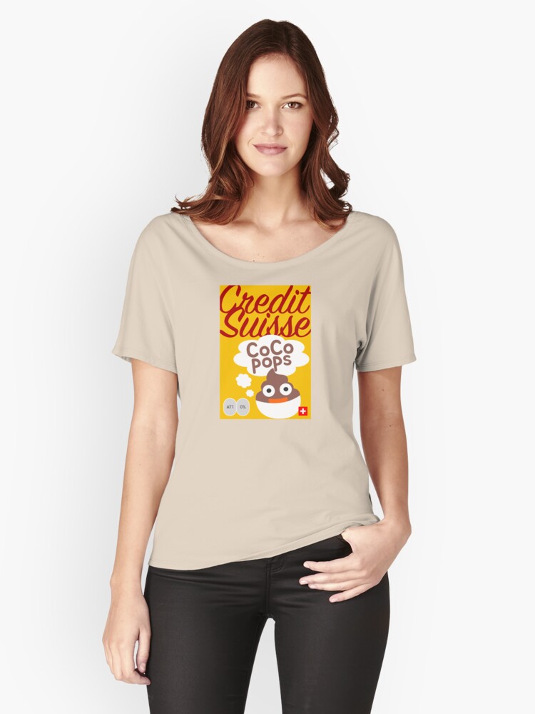 Thumbnail 1 of 3, Relaxed Fit T-Shirt, Credit Suisse CoCo Pops designed and sold by FTAlphaville.