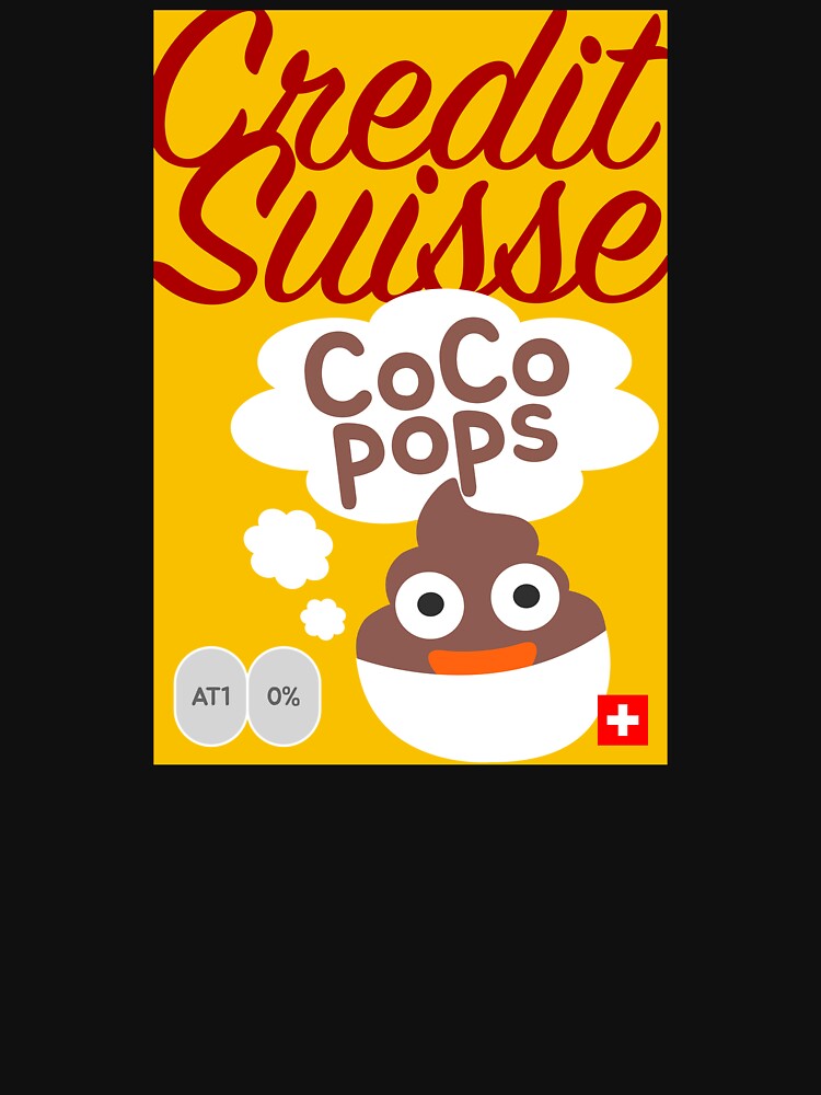 Thumbnail 7 of 7, Active T-Shirt, Credit Suisse CoCo Pops designed and sold by FTAlphaville.